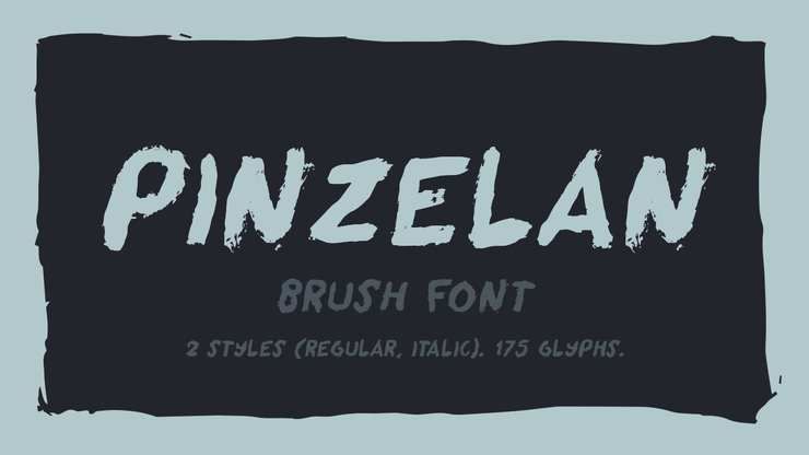Pinzelan字体 2