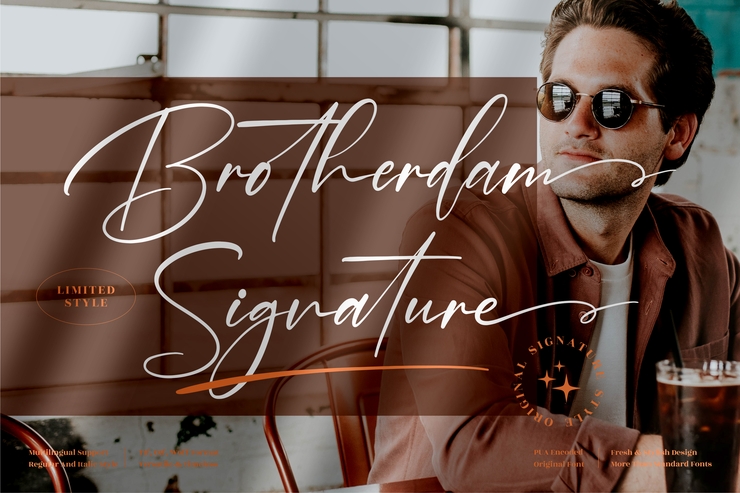 Brotherdam Signature字体 8