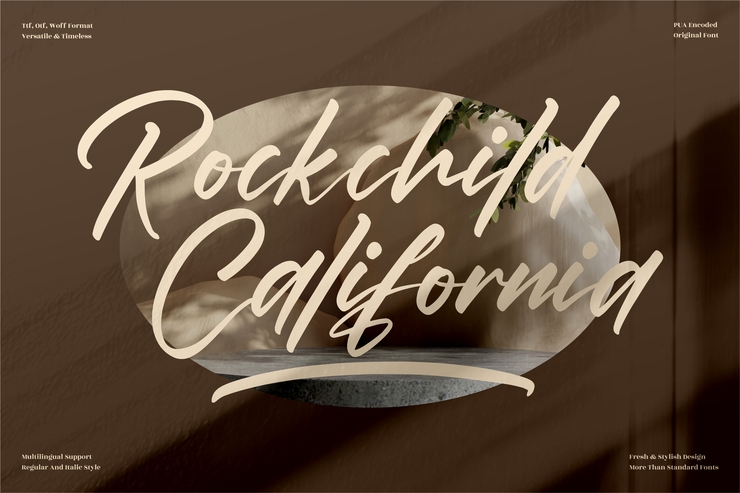 Rockchild California字体 6