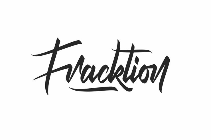 Fracktion字体 1