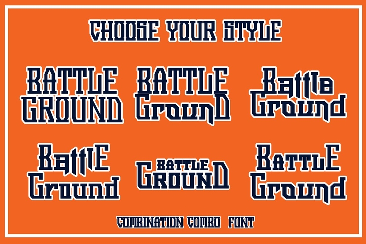 Battle Ground字体 4