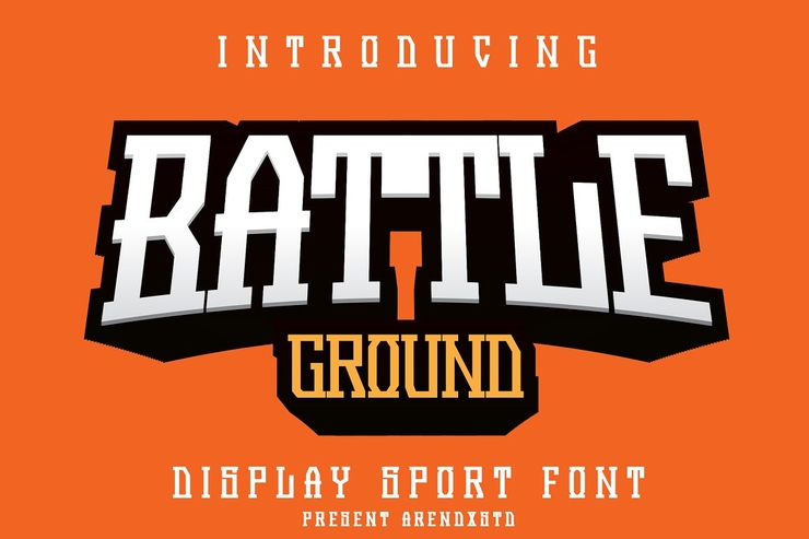 Battle Ground字体 6