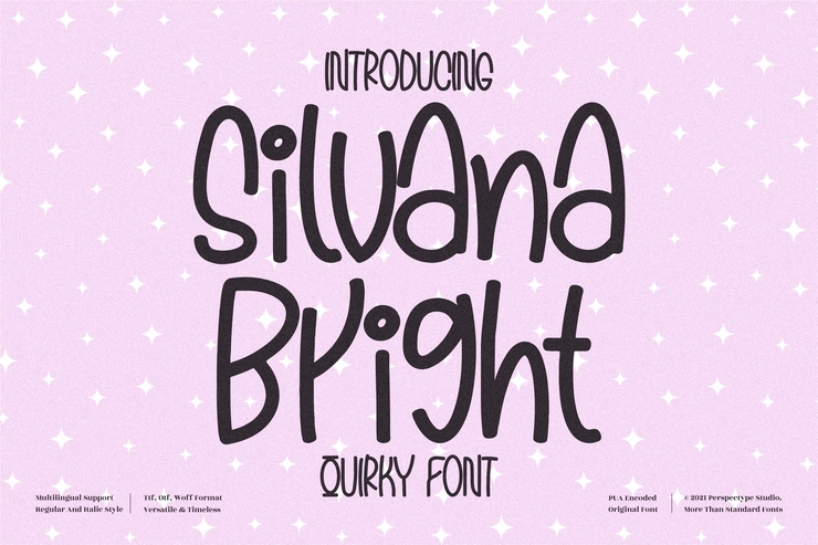 Silvana Bright字体 4