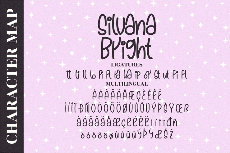 Silvana Bright字体 10