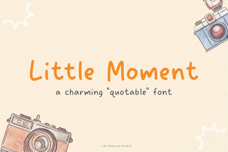 Little Moment字体 5