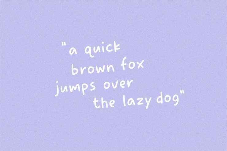 Little Moment字体 7