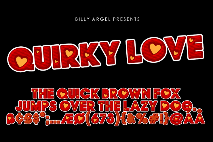 QUIRKY LOVE字体 4