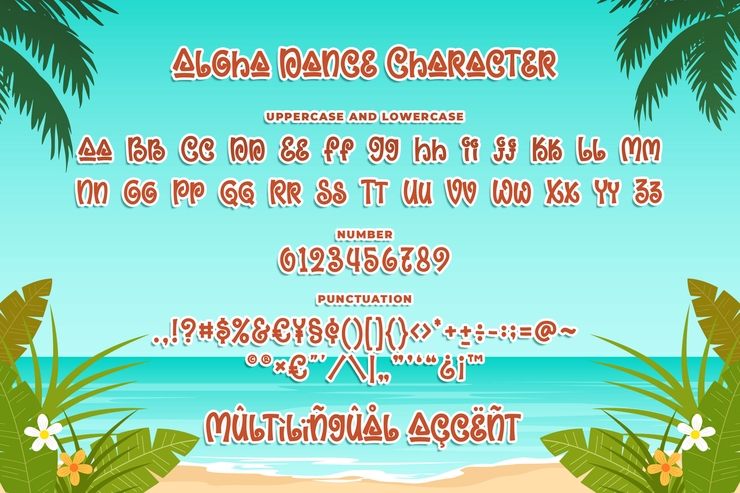 Aloha Dance字体 4