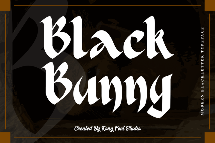 Black Bunny字体 1