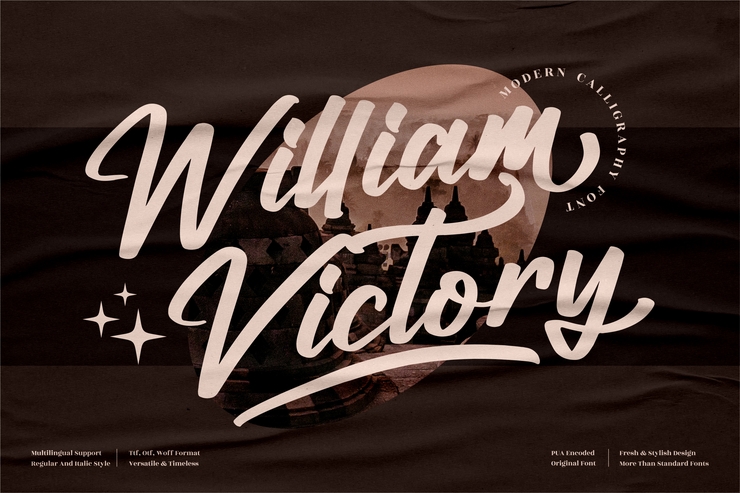 William Victory字体 1