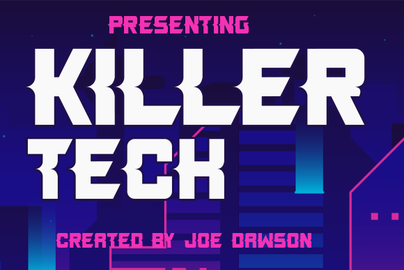 Killer Tech字体 1