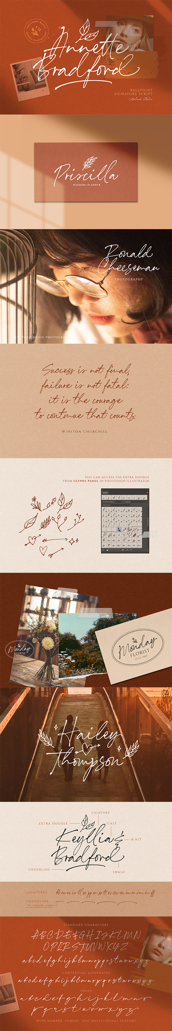 Annette Bradford字体 1