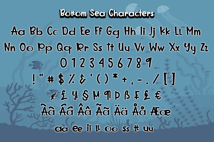 Bottom Sea字体 1