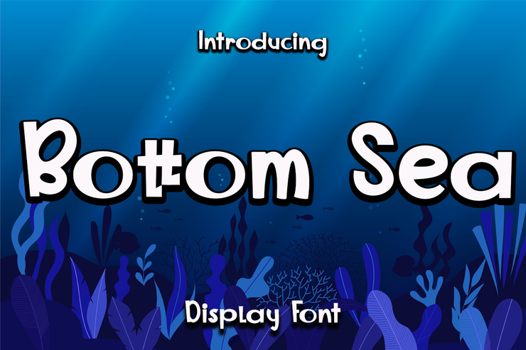 Bottom Sea字体 3