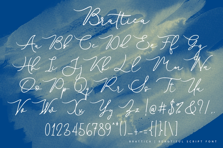Brattica字体 6