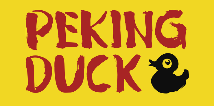 Peking Duck字体 1