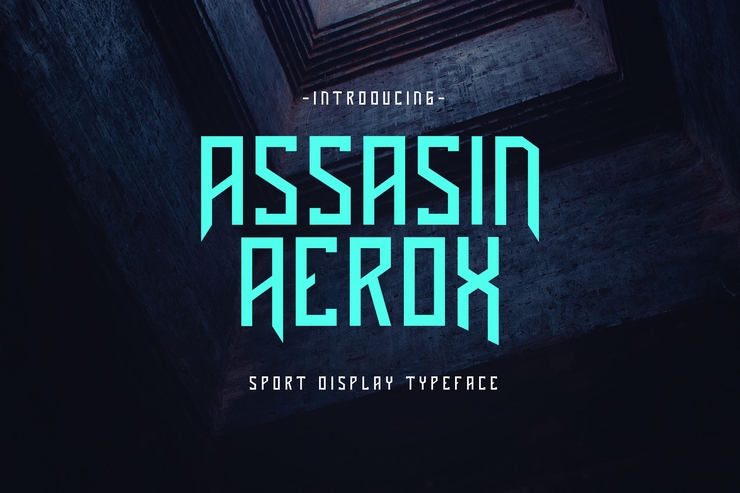 Assasin Aerox字体 8