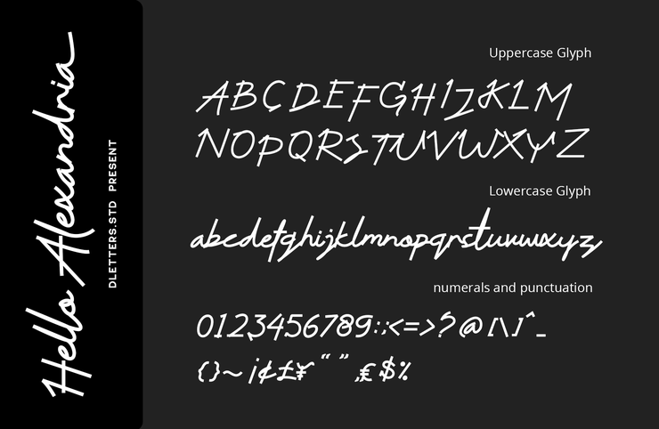 Hello Alexandria字体 8
