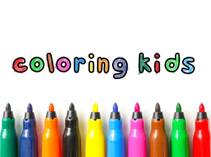 Coloring Kids字体 1