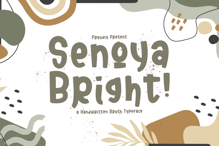 Senoya Bright字体 1