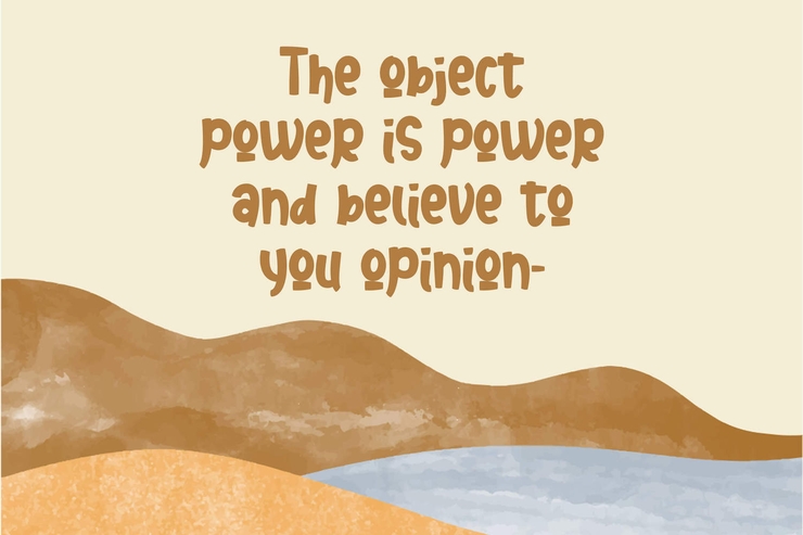 Senoya Bright字体 9