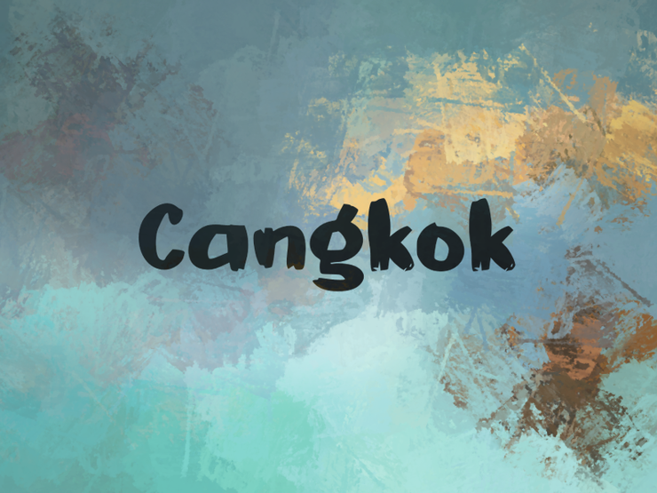 c Cangkok字体 1