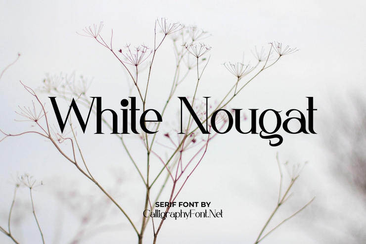 White Nougat字体 1
