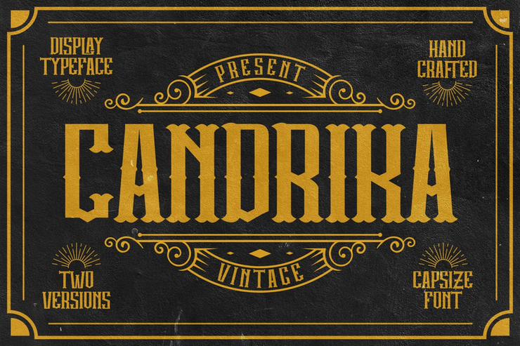 Candrika字体 1