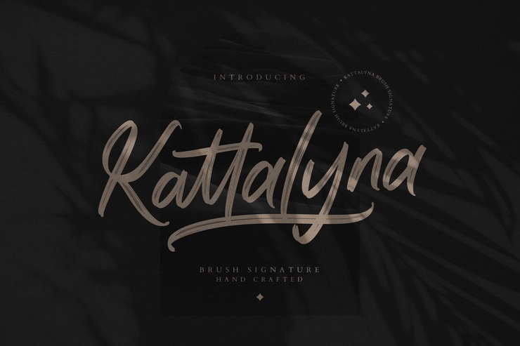 Kattalyna字体 3