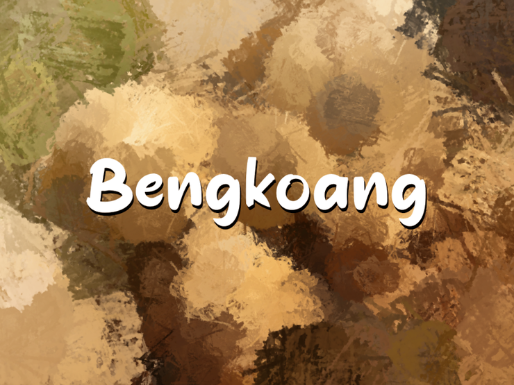 b Bengkoang字体 1