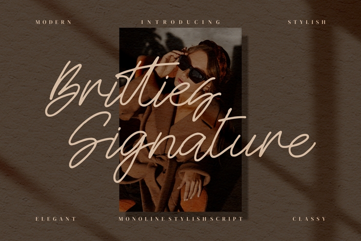 Britties Signature字体 2