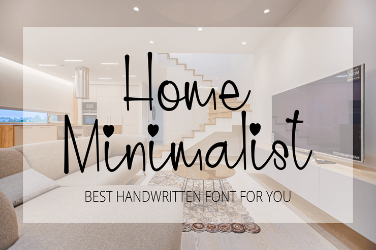 Home Minimalist字体 1