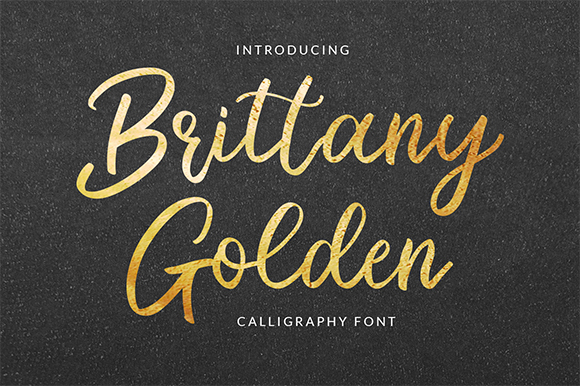 Brittany Golden字体 2