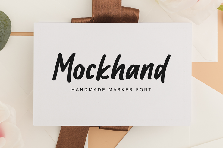 Mockhand字体 1