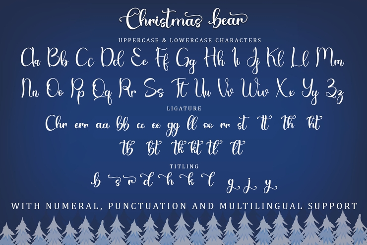 Christmas Bear字体 7