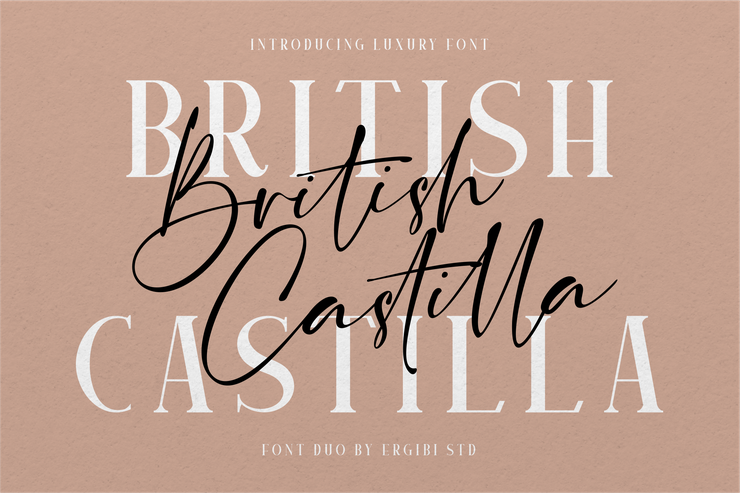British Castilla字体 1