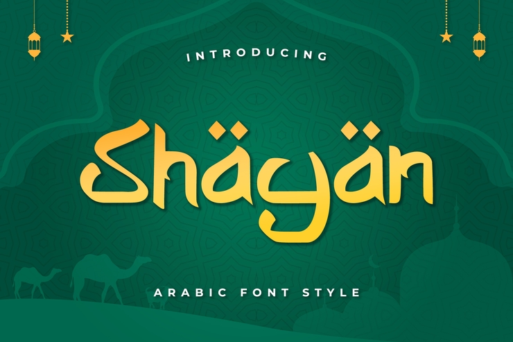 Shayan字体 3