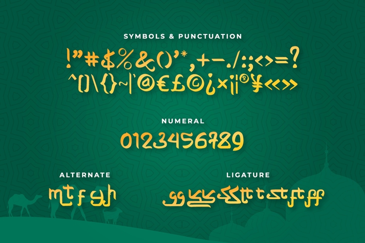 Shayan字体 6
