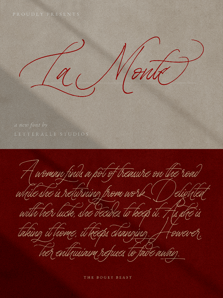 La Monte字体 1
