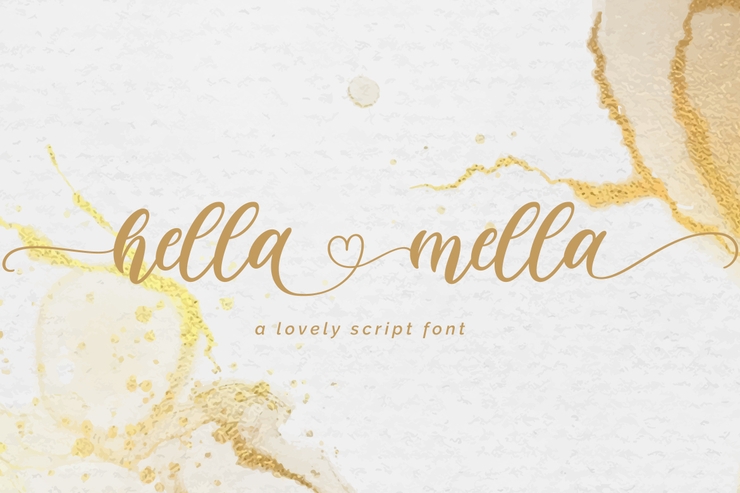 Hella Mella字体 4