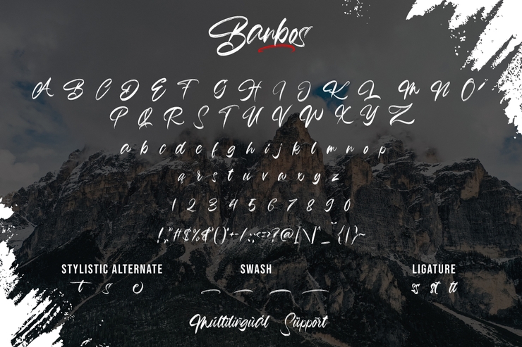 Banbos字体 6