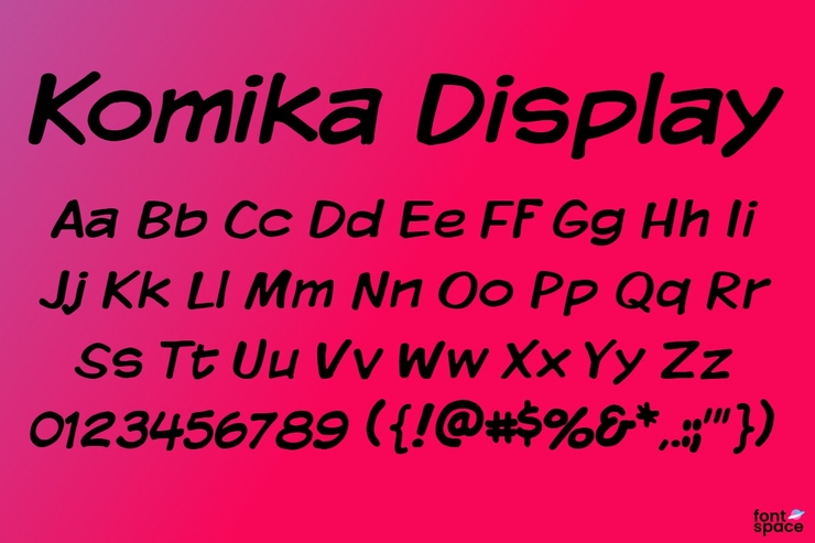 Komika Display字体 1
