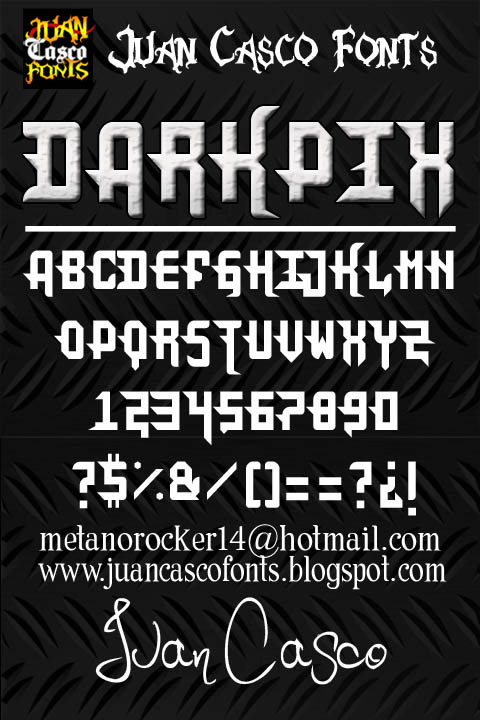 DarkPix字体 1