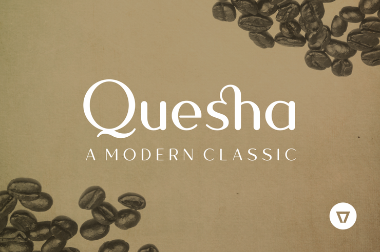 Quesha字体 1