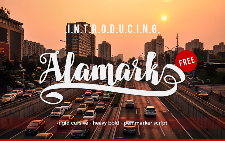 Alamark Lite字体 2