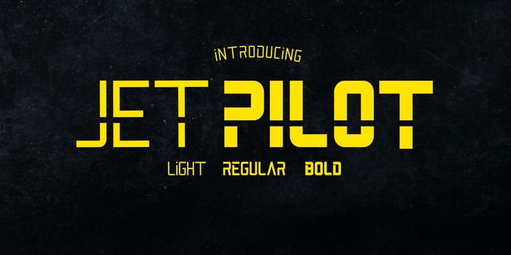 Jet Pilot字体 1