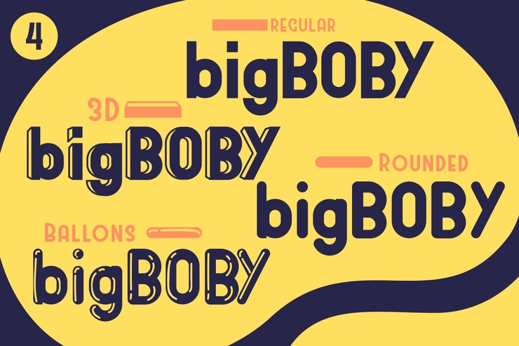 BigBOBY字体 9