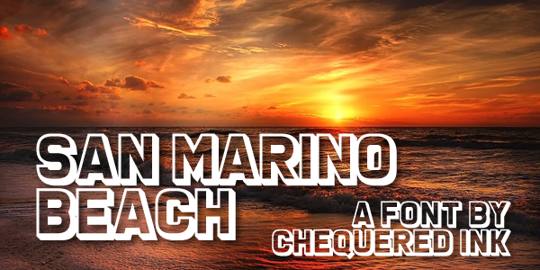 San Marino Beach字体 1
