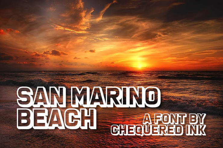 San Marino Beach字体 2