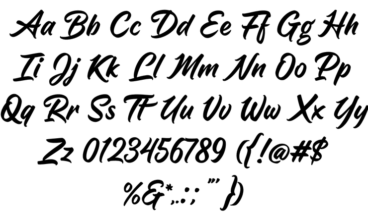 Billgates Script字体 1